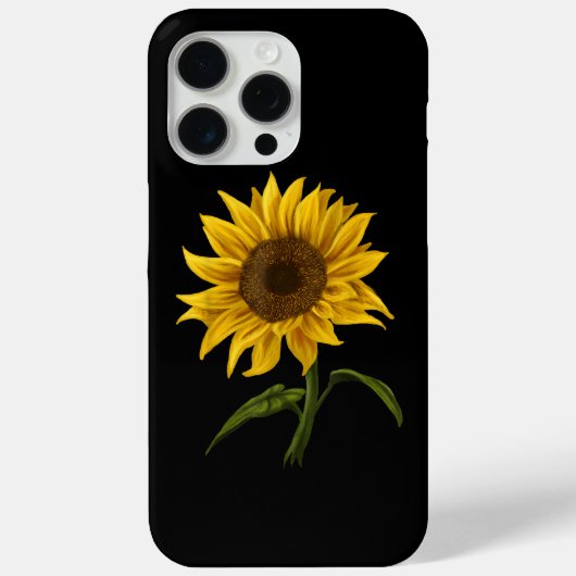 Sonnenblume Sonnenschein Blume Wasserfarben Case-Mate iPhone Hülle (Rückseite)