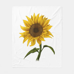 Sonnenblume Sonnenschein Blume Wasserfarben Fleecedecke