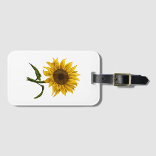 Sonnenblume Sonnenschein Blume Wasserfarben Gepäckanhänger