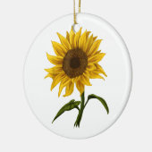 Sonnenblume Sonnenschein Blume Wasserfarben Keramik Ornament (Links)