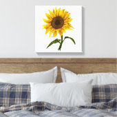 Sonnenblume Sonnenschein Blume Wasserfarben Leinwanddruck (Insitu (Schlafzimmer))