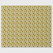 Sonnenblume Sonnenschein Gelb Geschenkpapier (Flach)