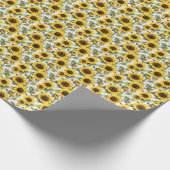 Sonnenblume Sonnenschein Gelb Geschenkpapier (Ecke)