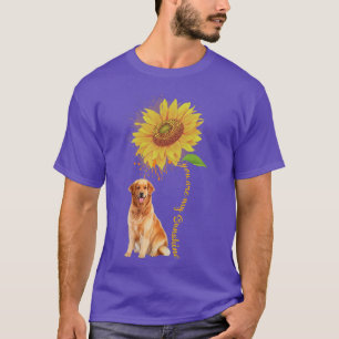 Sonnenblume Sonnenschein Golden Retriever Dog Girl T-Shirt