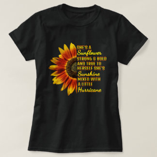 Sonnenblume, Sonnenschein, Hurrikan - Feminin, Hüb T-Shirt