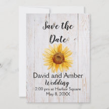 Sonnenblume Sonnenschein Save the Date WeddinEinla