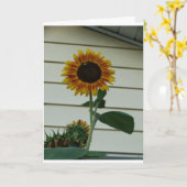 Sonnenblume-Sonnenschein-Tag Karte (Gelbe Blume)