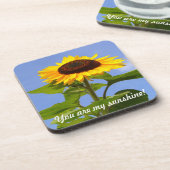 Sonnenblume Sonnenschein ~ Untersetzer (Linke Seite)