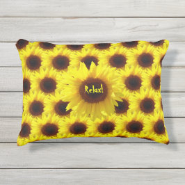Sonnenblume - Spaß an der Wohngestaltung im Freien Kissen Für Draußen