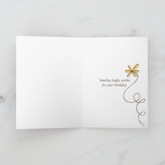 Sonnenblume-Spaß Karte (Innenseite)