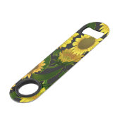 Sonnenblume Speed Flaschenöffner (Vorderseite Schrägansicht)