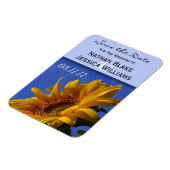 Sonnenblume speichern das Datumsfenster Magnet (Linke Seite)