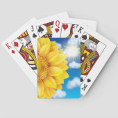 Sonnenblume Spielkarten (Rückseite)