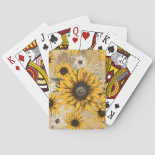Sonnenblume Spielkarten