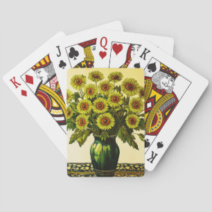 Sonnenblume Spielkarten