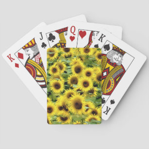 Sonnenblume Spielkarten