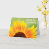 Sonnenblume stärker als Krebs Karte (Gelbe Blume)