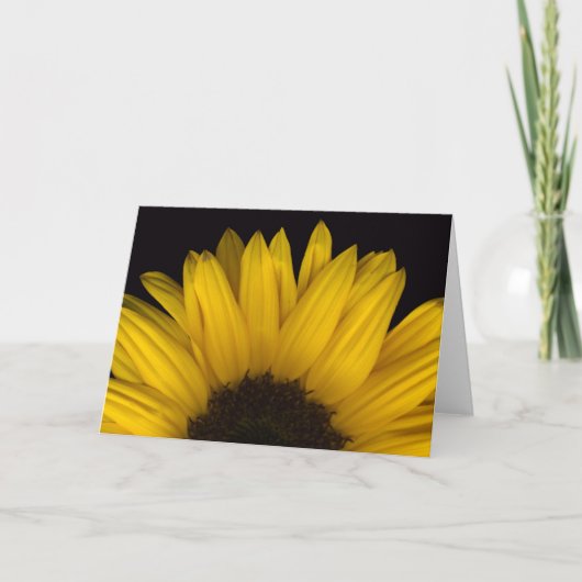 Sonnenblume-Steigen Karte (Vorderseite)