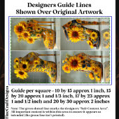 Sonnenblume Stiletto Heel Art DT3L Decoupage Seidenpapier