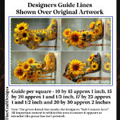 Sonnenblume Stiletto Heel Art DT3R Decoupage Seidenpapier