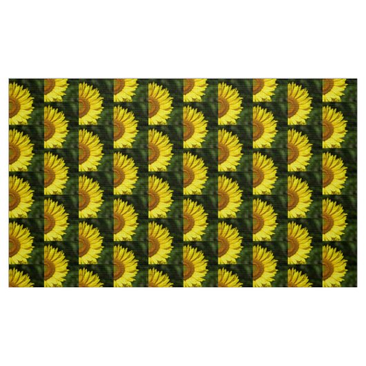 Sonnenblume Stoff (Fat Quarter (45,7 x 55,9 cm))