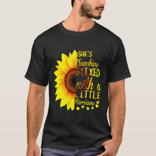 Sonnenblume strahlt Sonnenschein mit ein wenig Hur T-Shirt