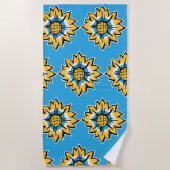 Sonnenblume Strandtuch (Vorderseite)