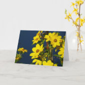 "Sonnenblume Sümpfe 1."Grußkarte Karte (Gelbe Blume)