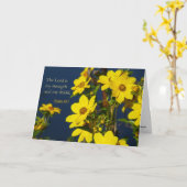 "Sonnenblume Sümpfe 1." Grußkarte Karte (Gelbe Blume)