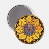 Sonnenblume Sun Magnet (Vorderseite/Rückseite)