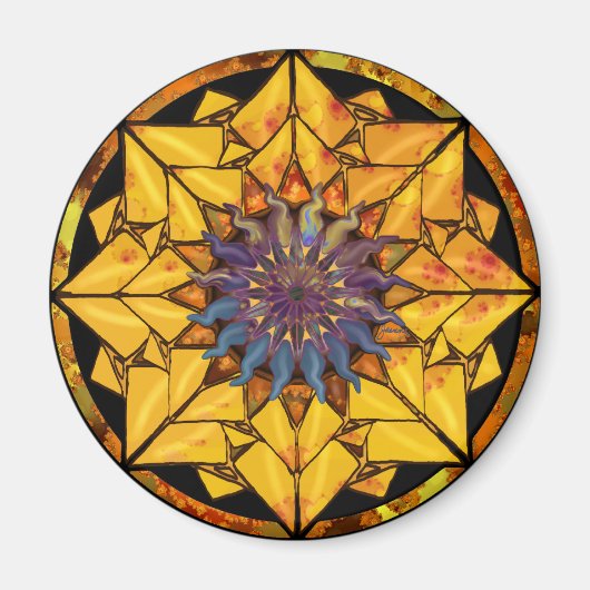 Sonnenblume Sun Magnet (Vorne)