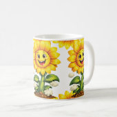 Sonnenblume Sundy Kaffeetasse (VorderseiteRechts)