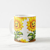 Sonnenblume Sundy Kaffeetasse (Vorderseite Links)