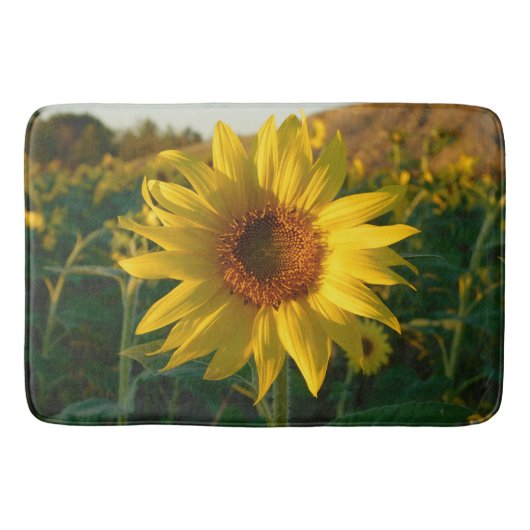 Sonnenblume Sunshine Badematte (Vorderseite)
