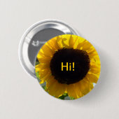 Sonnenblume Sunshine Button (Vorne & Hinten)