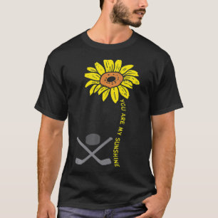 Sonnenblume Sunshine Eishockey Vintag Sports Men W T-Shirt
