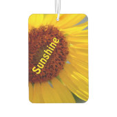 Sonnenblume Sunshine Fett Helles Auto Autolufterfrischer (Rückseite)