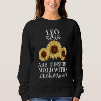 Sonnenblume Sunshine Leo Zodiac Sign Girls Grafik Sweatshirt