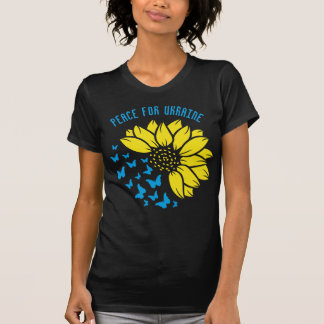 Sonnenblume Symbol des Friedens. Frieden für die U T-Shirt