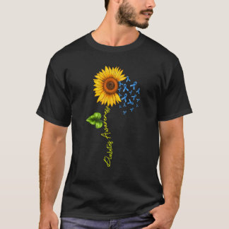 Sonnenblume T1D Typ 1 Diabetes Bewusstsein Monat T-Shirt