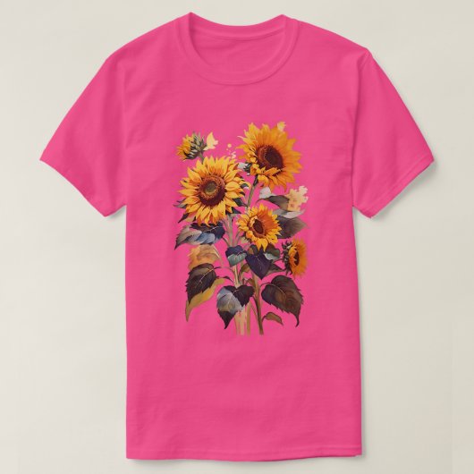 Sonnenblume T-Shirt (Design vorne)