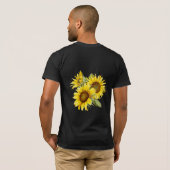 Sonnenblume T-Shirt (Schwarz voll)