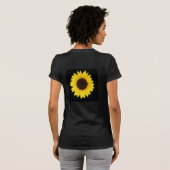 SONNENBLUME T-Shirt (Schwarz voll)