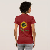 Sonnenblume T-Shirt (Schwarz voll)