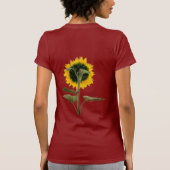 Sonnenblume T-Shirt (Rückseite)