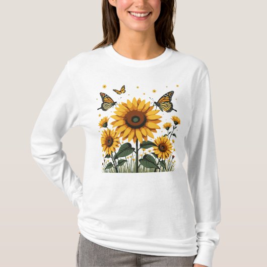 Sonnenblume T-Shirt (Vorderseite)