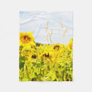 Sonnenblume-TagesFleece-Decke Fleecedecke