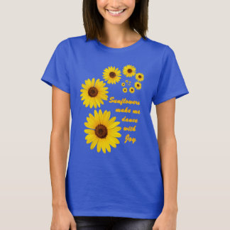 Sonnenblume - Tanzen mit Freude T-Shirt