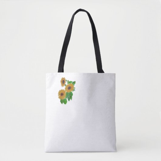 Sonnenblume Tasche (Vorderseite)