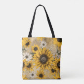 Sonnenblume Tasche (Rückseite)
